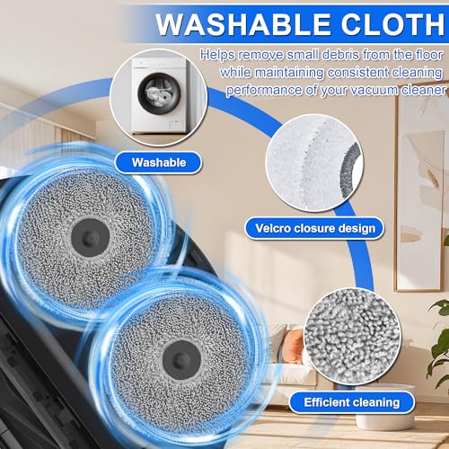 24 Pezzi Accessori per Robot Aspirapolvere per Dreame L10S Pro Ultra Heat, L10S Ultra Gen 2, X30 Ultra, X40 Ultra, Includono Spazzola Principale, Spazzole Laterali,Fáciles de instalar y reemplazar