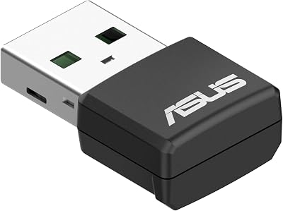 ASUS AX1800 Dual Band WiFi 6 USB Adapter 802.11ax WPA3 5GHz USB-AX55 Nano
