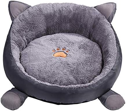 Goemimi Cat Bed Indoor Small Cat Round Cat Ear Shape Cushion Small Pet Bed