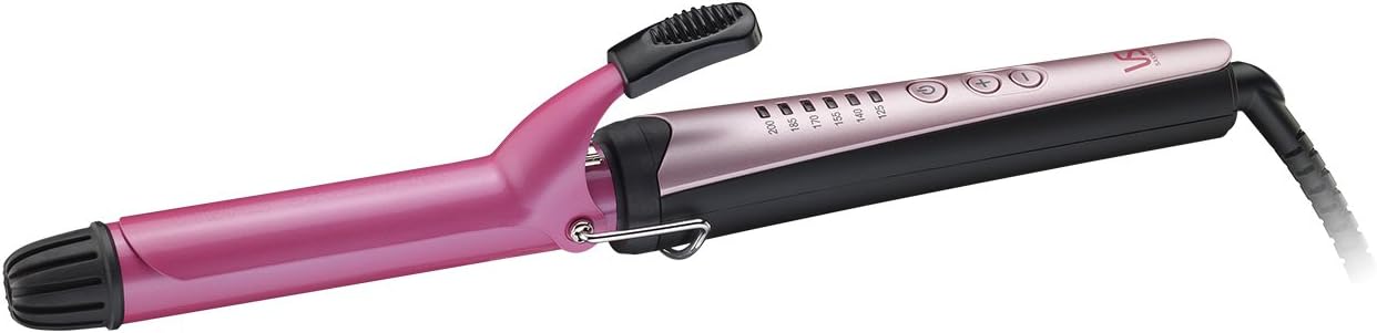 Amazon ヴィダル サスーン ヘアアイロン ピンク シリーズ カール 25mm 海外対応 Vsi 25 Pj ヴィダルサスーン Vidal Sassoon ヘアアイロン