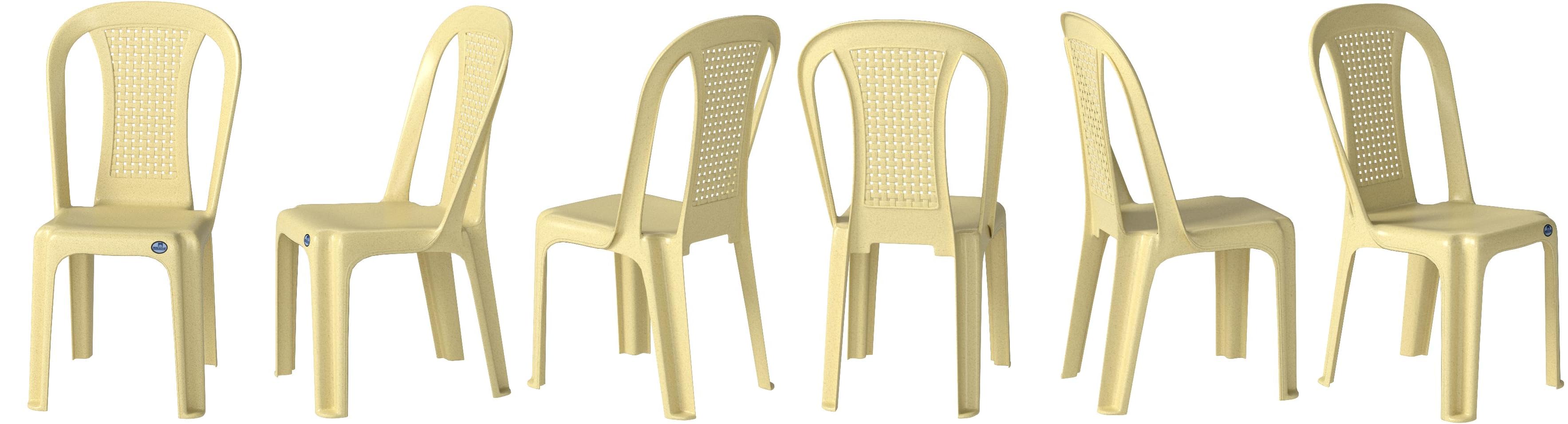Nilkamal Plastic Armless Chair Beige 39x47x89cm Set Of 4 Amazon In Furniture