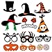 Tinksky Halloween Party Photo Booth Props Creative Happy Halloween Pose Sign Kit for Party Decoration 47-pack