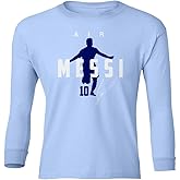 LES TRICOT Argentina Football Air Messi 2022 World Soccer Fans Youth Long Sleeve T-Shirt