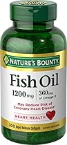 Nature's Bounty Fish Oil 1200 mg Omega-3, 200 Rapid Release Softgels