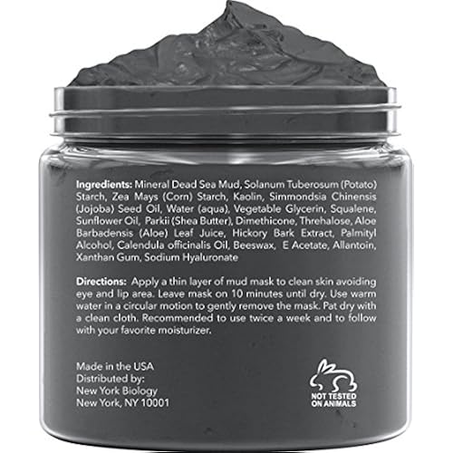 Dead Sea Mud Mask for Face & Body - 100% Natural Spa Quality - Best Pore Reducer & Minimizer to Help Treat Acne , Blackheads & Oily Skin Tightens Skin for a Visibly Healthier Complexion 8.8 OZ Beauty & Personal Care, Skin Care, Body, Scrubs & Body Treatments, Body Mud