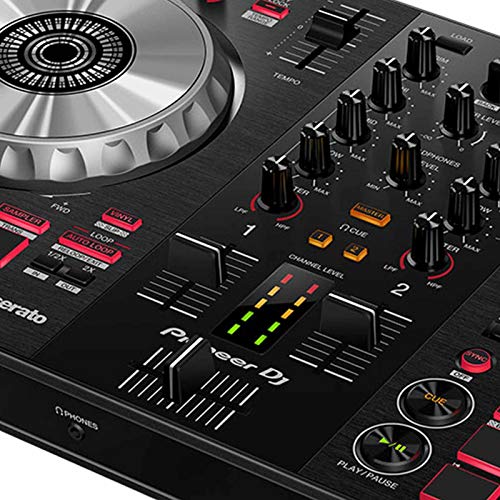 Pioneer DDJ-SB3 Serato Starter DJ Controller Pack w Case + 12" Speakers + Stands