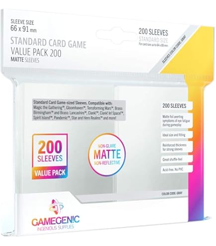 MayDay Games Mini Euro Card Sleeve 45 MM X 68 MM (4x100 Pack, 400 Sleeves)  : Amazon.ca: Toys & Games