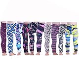 Set of 8pcs Printed leggings for Dolls - Leggings for 18 inch American girl Dolls