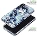 GOLINK Marble Series Slim-Fit Ultra-Thin Anti-Scratch Shock Proof Dust Proof Anti-Finger Print TPU Gel Case for iPhone X/iPhone Xs - Blue Marble