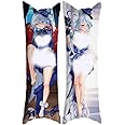 ZGydnm Dakimakura Mushoku Tensei 20"x59"Anime Pillowcase Double-Sided Pattern Hugging Body Pillow Cover Case (F)