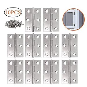 LATERN 10 piezas de bisagras de acero inoxidable Conectores de bisagras