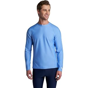 Men's Hightide Long Sleeve Swim Shirt - UPF 50+ Sun Protection - LumaLeo