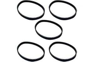 For Vacuum Cleaner Belt 3M-201-6.5 Replacement for Hoover UH72400 UH72401, Rubber Material, Pack of 5