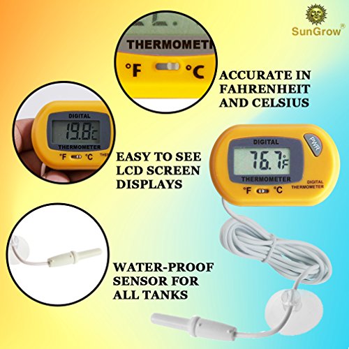 2 Reptile+Terrarium+Digital+Thermometer+Temperature