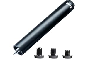 CRICAL Pool Cue Extension 2/3/4/8 Inch Metal Billiard Cue Extension with 3 Bumpers Billiard Accessories