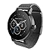 SMA-09 Smart Fitness Tracker Watch Smartwatch for iPhone 5 5s 6 6s 6plus 7 7s 7plus 8 and Android Phone for Men Black Activity Tracker