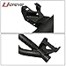 U-Drive Textured Black Running Boards Armor Kit for 2007-2020 Toyota Tundra Double Cab | Step Bar | Side Step | Nerf Bars