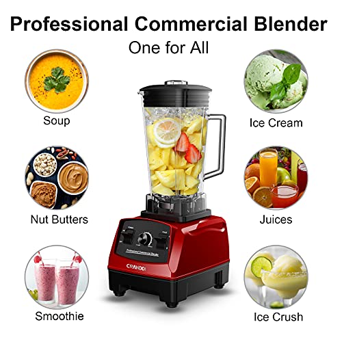 CRANDDI Professional Blender,1500 Watt Commercial Blenders for Kitchen