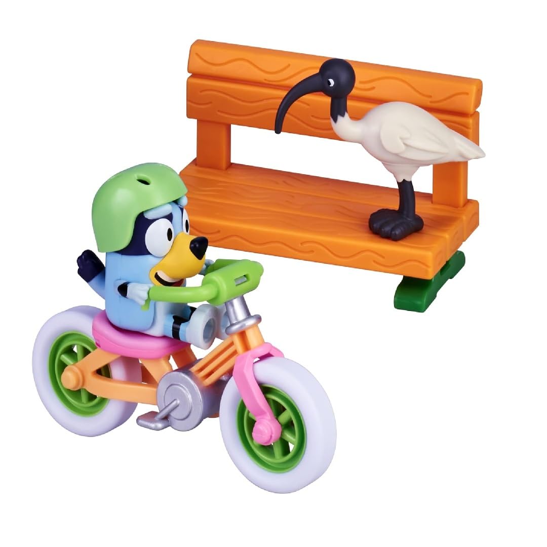 Photo 1 of Bluey S6 Vehicle & Figures Bicycle, Multicolor (17162)