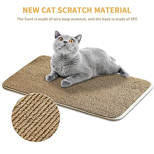 Matdology Cat Scratching Mat 23.6 x 12 inch, Durable Cats Scratcher Pad