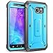 SUPCASE Unicorn Beetle PRO Series Designed for Galaxy S6 Case, with Built-in Screen Protector Full-body Rugged Holster Case for Galaxy S6 (2015 Release) (Blue/Black)