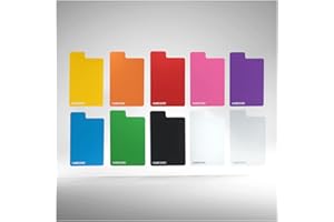 Gamegenic Flex Card Dividers | 10-Pack of Multi-Color Card Dividers with Foldable Register Tabs | Premium Card Game Protection | Optimized for Use with Deck Holders and Side Holders | Made by