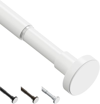 WELDUN Extendable Shower Curtain Rod 48-154 cm Telescopic No Drill
