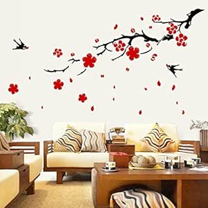 Ciruela Espejo En Tres Dimensiones Vinilos Decorativos Decoración