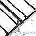 GreenForest Full Size Metal Bed Frame with Stable Metal Slats Headboard/Black