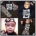 4Pcs Halloween Costume Outfit Set Baby Boys Girls Funny Romper (3-6 Months, black01)