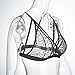 GOTD Women Sexy Lingerie Floral Sheer Lace Bra Top Seamless Bralette Cup (S, Army Green)