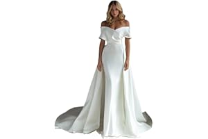 Zxruijing Women's Long Beach Wedding Dresses for Wedding 2025 Lace Applique Tulle Bridal Gowns HC013
