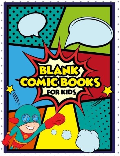 Blank Comic Strips: Make Your Own Comics Book With These Comic Book Drawing Paper : Over 100 Pages Large Big 8.5" x 11" Cartoon / Comic Book With Lots of Templates (Blank Comic Books): Volume 1 Paperback – 24 Mar. 2017