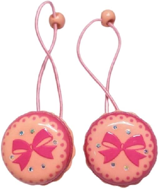 Amazon Nuriara Kids Hair Ties マカロン ペールオレンジ ン キッズ ヘアゴム 1set パーティー 誕生日 発表会 結婚式 お祝い 普段使い 姫様変身 新学期の入学祝い こども ヘアアクセサリー キッズ ヘアゴム リボン 赤ちゃん 髪 留め 輪ゴム 髪ゴム 子供 かみどめ へあ