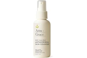 ATTN : GRACE Attn: Grace Body Calm Spray - 4 Fl Oz - Hypochlorous Cleanser for Intimate Hygiene - Helps Remove Potential UTI's & Soothe Irritation for Gentle but Effective Cleansing