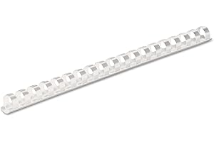Fellowes Plastic Binding Combs, 90 Sheet Capacity, 1/2 Inch, White, 100 per Pack