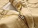 Aiyino Mens Skinny Runway Distressed Slim Denim Biker Jeans Hiphop Pants (US 33(Tag Size 34), Khaki)