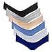 Intimate Portal Maternity Underwear Cotton Under Bump Womens Pregnancy Postpartum Panties 6-Pk Midnight Shore M