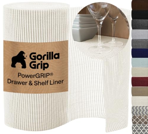 Gorilla Grip Snow White Drawer and Cabinet Liner