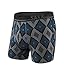 Saxx Underwear Men's 3 Six Five Boxer Black Night Trax X-Large
