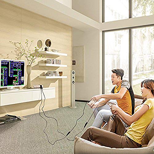 image for NES Classic Controller Extension Cable - DUTISON 2 Pack of 10ft Extens