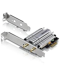 TRENDnet TEW 807ECH AC1200 Adaptador PCIe inalámbrico de doble correa de alta potencia, de largo alcance
