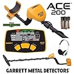 Garrett ACE 200 Metal Detector with Waterproof Search Coil and Headphones