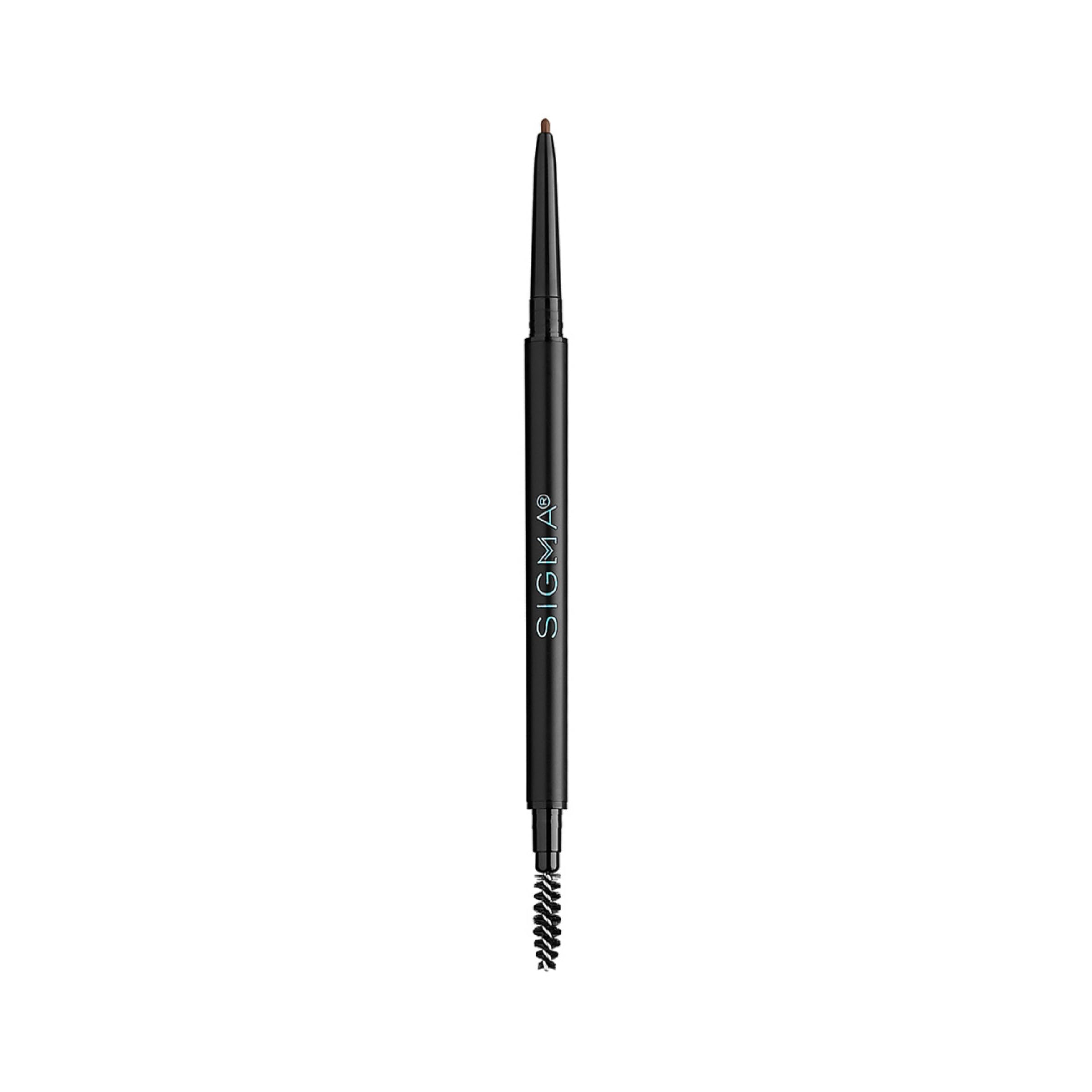 Sigma Beauty Fill + Blend Medium Brow Pencil - Medium Brow Pencil with Brush for Medium Brown Hair - Color, Shape and Fill Brows
