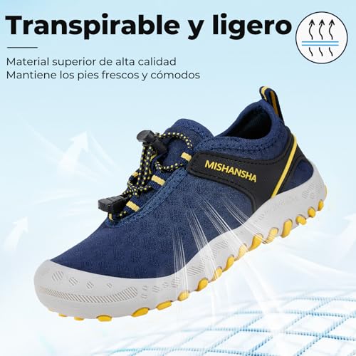 Mishansha Sneakers for Boys and Girls Sports Shoes Lightweight Comfortable and Non-Slip Sizes 24-38