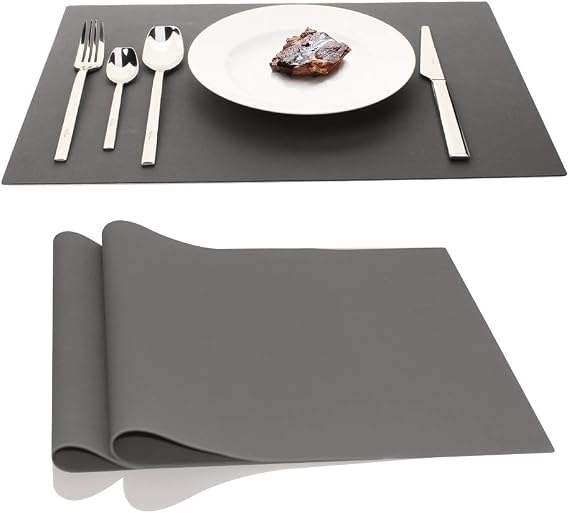 Cooksmart Platzsets Für Tische – 4er Set, Britische Designs, Rutschfest & Wasserdicht – Schutz Für Küchentische