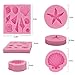 Seashell Silicone Fondant Mold Big Sea Shells Chocolate Candy Starfish Mold For Beach Theme Wedding Birthday Party Cake(3PCS)