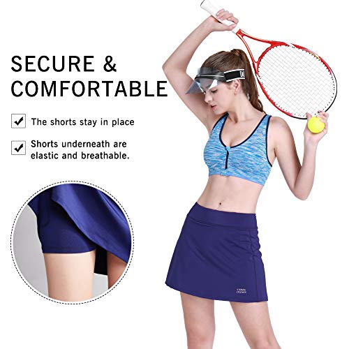 image for CAMELSPORTS Women's Active Athletic Skort Lightweight Skirt with Pocke
