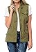 Califul Anorak Lightweight Utility Hooded Parka Sleeveless Vest with Drawstring