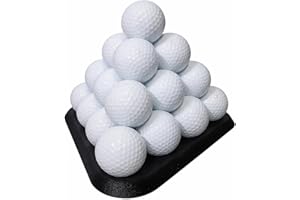 Pyramid Golf Ball Holder Organizer for 14 Balls Golf Ball Storage Rack Display Stand for Golf Simulator Room Desk or Garage